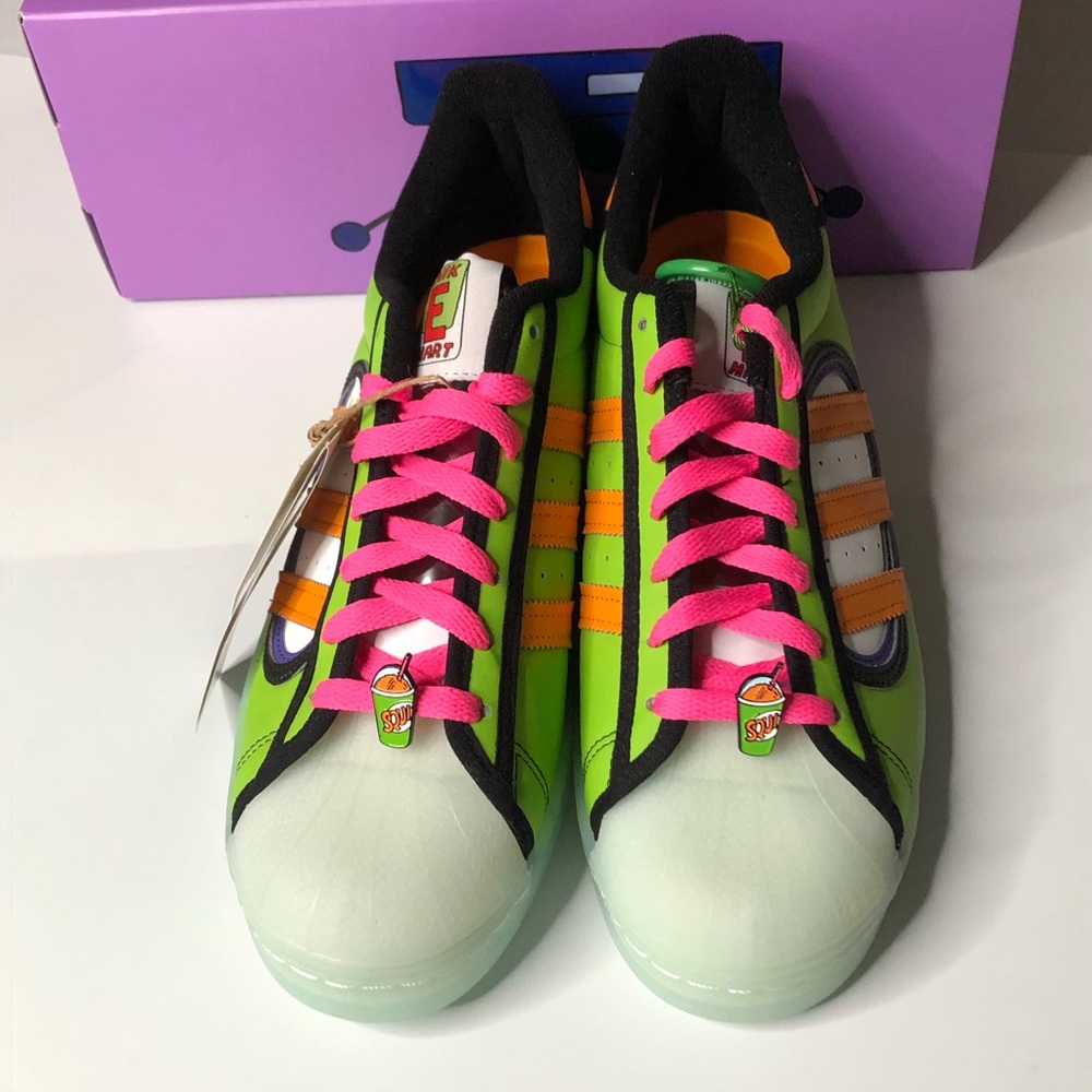 Adidas Simpsons Men Size 10 Green Sneakers NIB - Picture 2 of 13